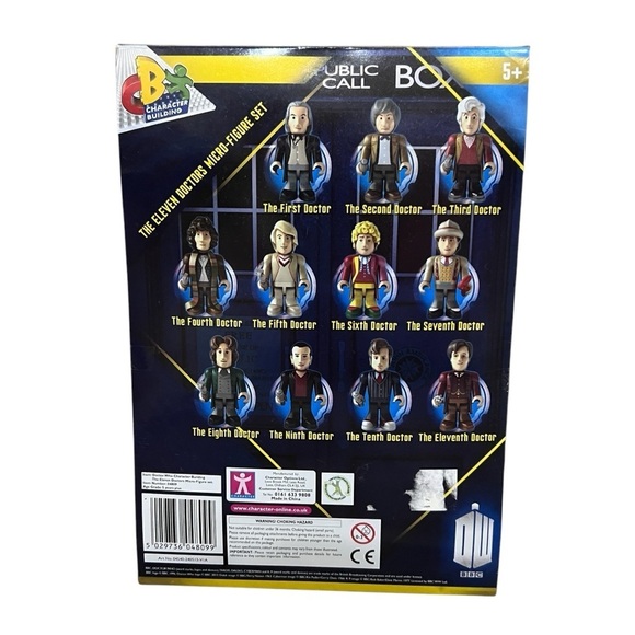 NWT Doctor Who 11 Doctors Micro Figure Set - Picture 3 of 3